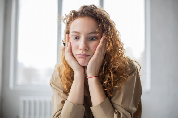 A woman wondering what to do